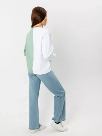 Свитшот женский толстовка больших размеров кофта ДФ581