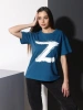 Футболка женская оверсайз с принтом Z
