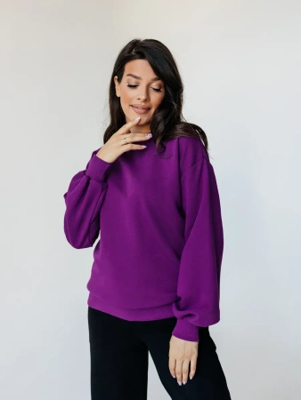 Свитшот женский оверсайз больших размеров ДФ545