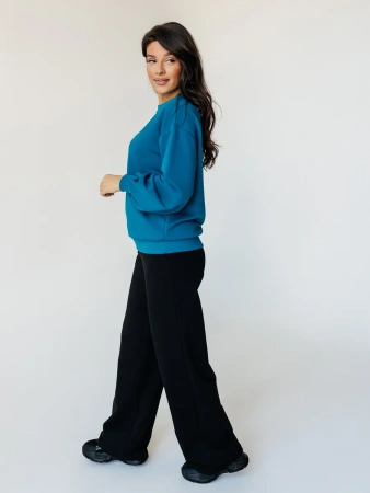 Свитшот женский оверсайз больших размеров ДФ545