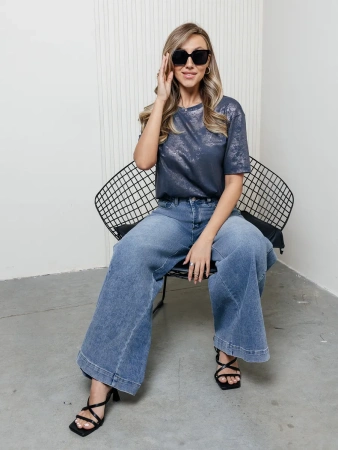 Футболка женская нарядная блузка больших размеров