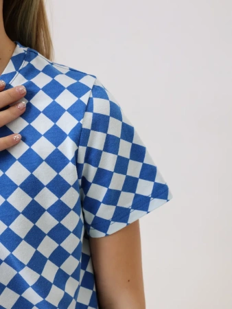 Футболка для девочки с принтом хлопок летняя пляжная