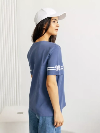 Футболка хлопок с принтом новогодняя больших размеров