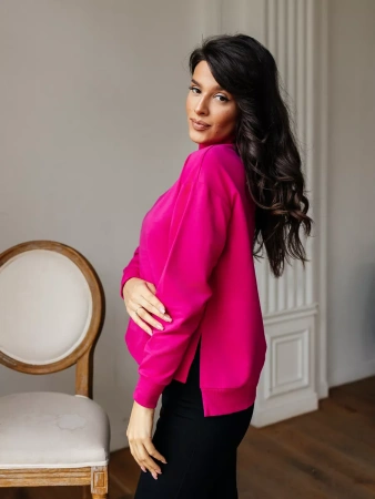 Свитер женский кофта оверсайз больших размеров