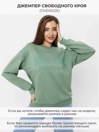 Свитшот женский толстовка больших размеров кофта ДФ579