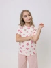 Футболка для девочки с принтом хлопок летняя пляжная