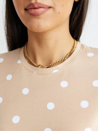 Футболка с принтом хлопок больших размеров новогодняя ФК561