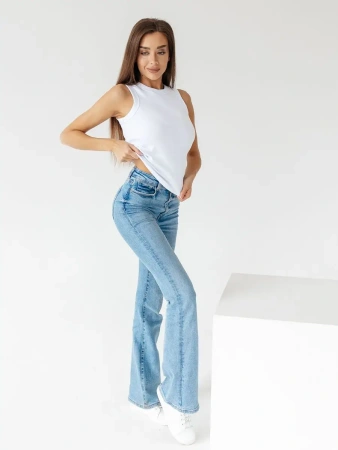 Топ под пиджак в рубчик спортивная майка МК558