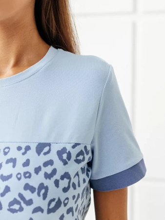 Футболка хлопок с принтом новогодняя больших размеров