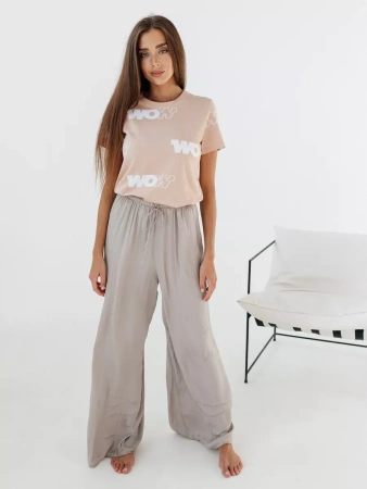 Футболка с принтом больших размеров новогодняя ФК561