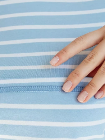 Лонгслив тельняшка большого размера джемпер