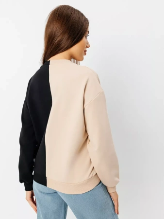 Свитшот женский толстовка больших размеров кофта ДФ581