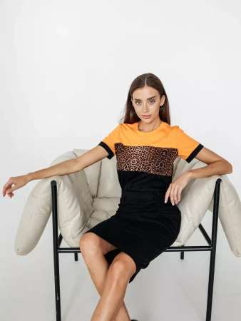 Футболка хлопок с принтом новогодняя больших размеров