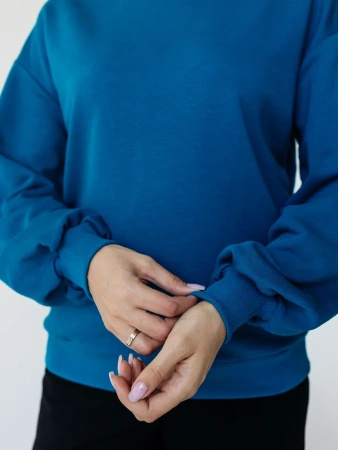 Свитшот женский оверсайз больших размеров ДФ545