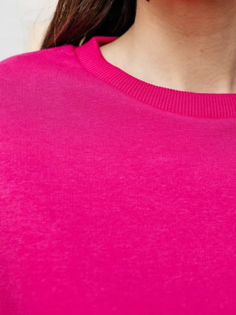 Свитшот женский оверсайз больших размеров ДФ545