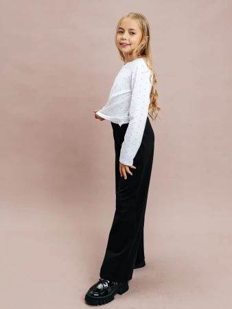 Брюки клеш для девочки школьные