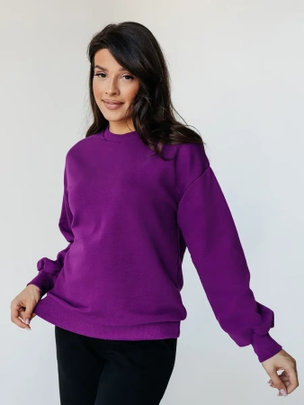 Свитшот женский оверсайз больших размеров ДФ545