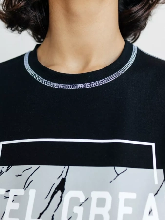 Футболка летняя оверсайз с принтом большие размеры