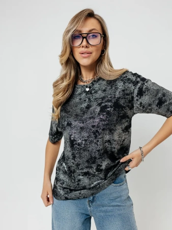 Футболка женская нарядная блузка больших размеров