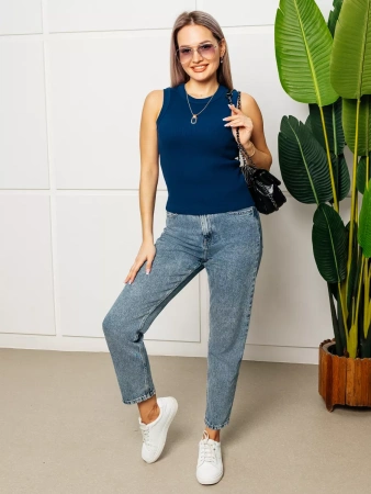 Топ под пиджак в рубчик спортивная майка МК558