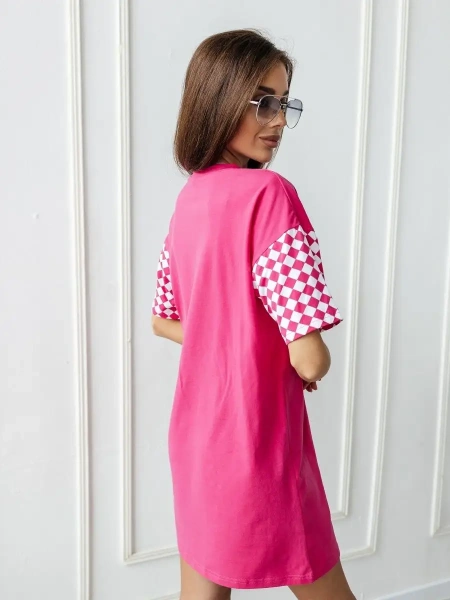 Туника удлиненная больших размеров хлопок с лайкрой