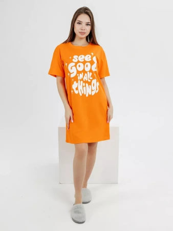 Ночная сорочка женская ночнушка хлопковая туника