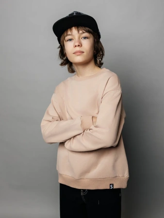 Свитшот детский базовый оверсайз теплый