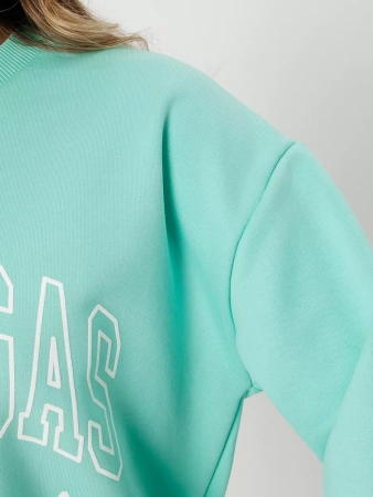 Свитшот женский толстовка больших размеров кофта ДФ579