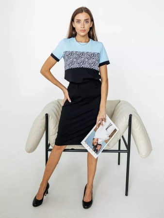 Футболка хлопок с принтом новогодняя больших размеров