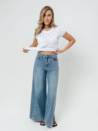 Футболка нарядная с принтом больших размеров хлопок