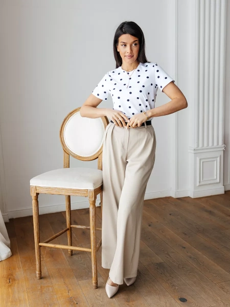 Футболка с принтом хлопок больших размеров новогодняя ФК561