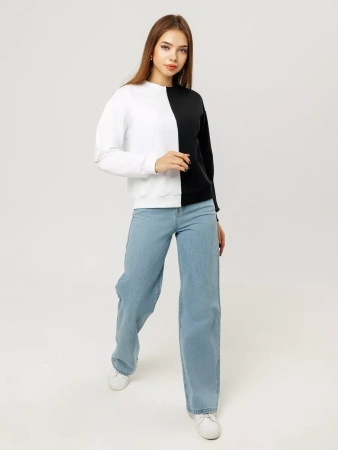 Свитшот женский толстовка больших размеров кофта ДФ581