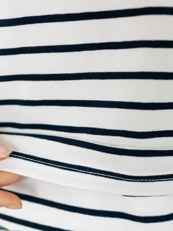 Лонгслив тельняшка большого размера джемпер