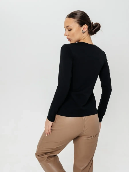 Лонгслив женский облегающий с принтом дк573