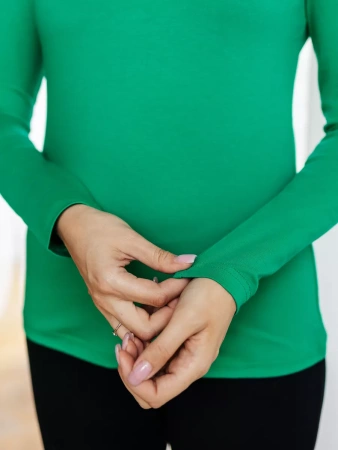 Лонгслив женский облегающий дк540