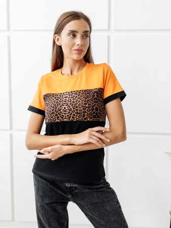 Футболка хлопок с принтом новогодняя больших размеров