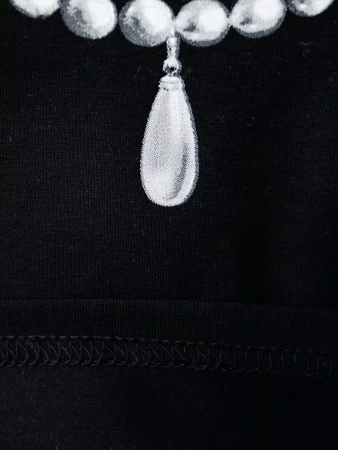 Футболка базовая хлопок с принтом больших размеров