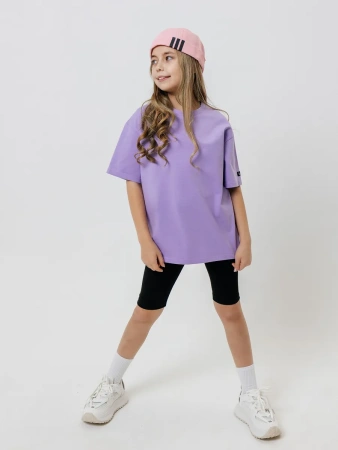 Футболка для девочки с принтом хлопок летняя пляжная