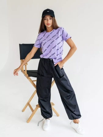 Футболка с принтом больших размеров новогодняя ФК561