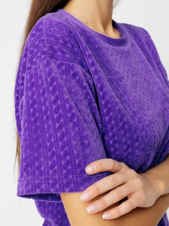 Пижама женская с шортами комплект велюровый