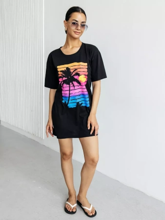 Туника платье домашнее повседневное больших размеров