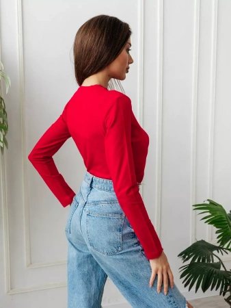 Лонгслив женский облегающий дк540