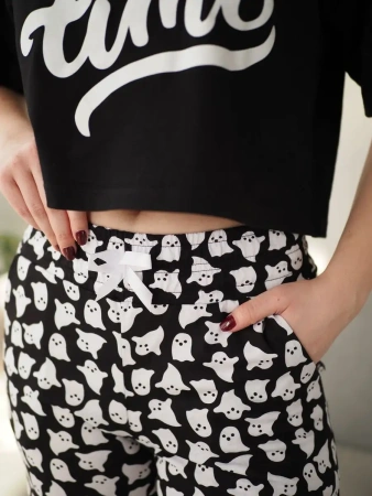 Пижама с штанами брючная большие размеры