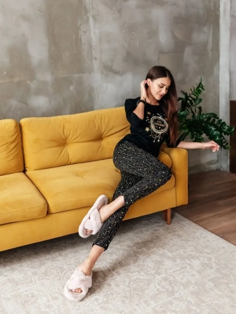 Пижама со штанами домашний костюм большие размеры