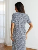 Платье женкое трикотажное домашнее больших размеров ПЛК609