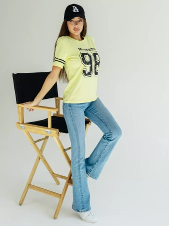 Футболка хлопок с принтом новогодняя больших размеров