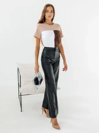 Футболка хлопок с принтом летняя больших размеров