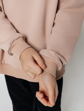 Свитшот детский базовый оверсайз теплый