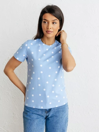 Футболка с принтом хлопок больших размеров новогодняя ФК561