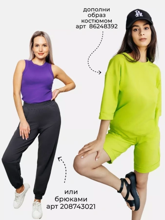 Футболка с принтом больших размеров спортивная ФК531